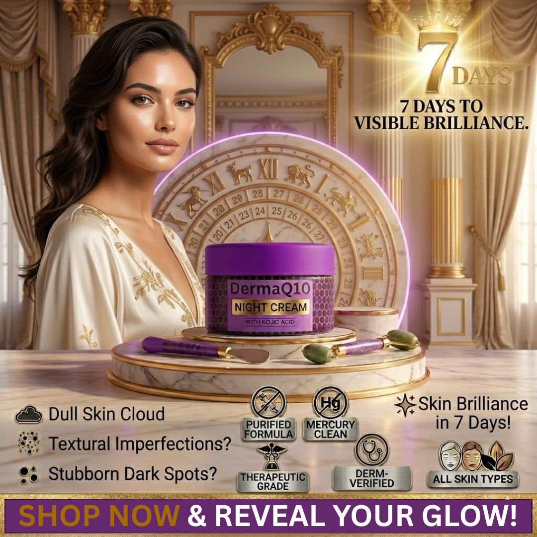 Derma Q10 Night Cream with Kojic Acid in Pakistan – Anti-Aging & Skin Brightening