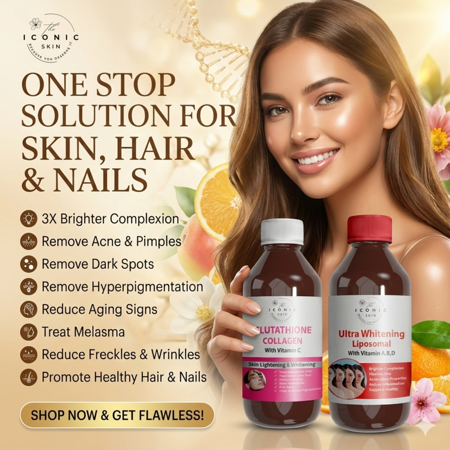 Full Body Whitening Syrups For Men, Women & Kids