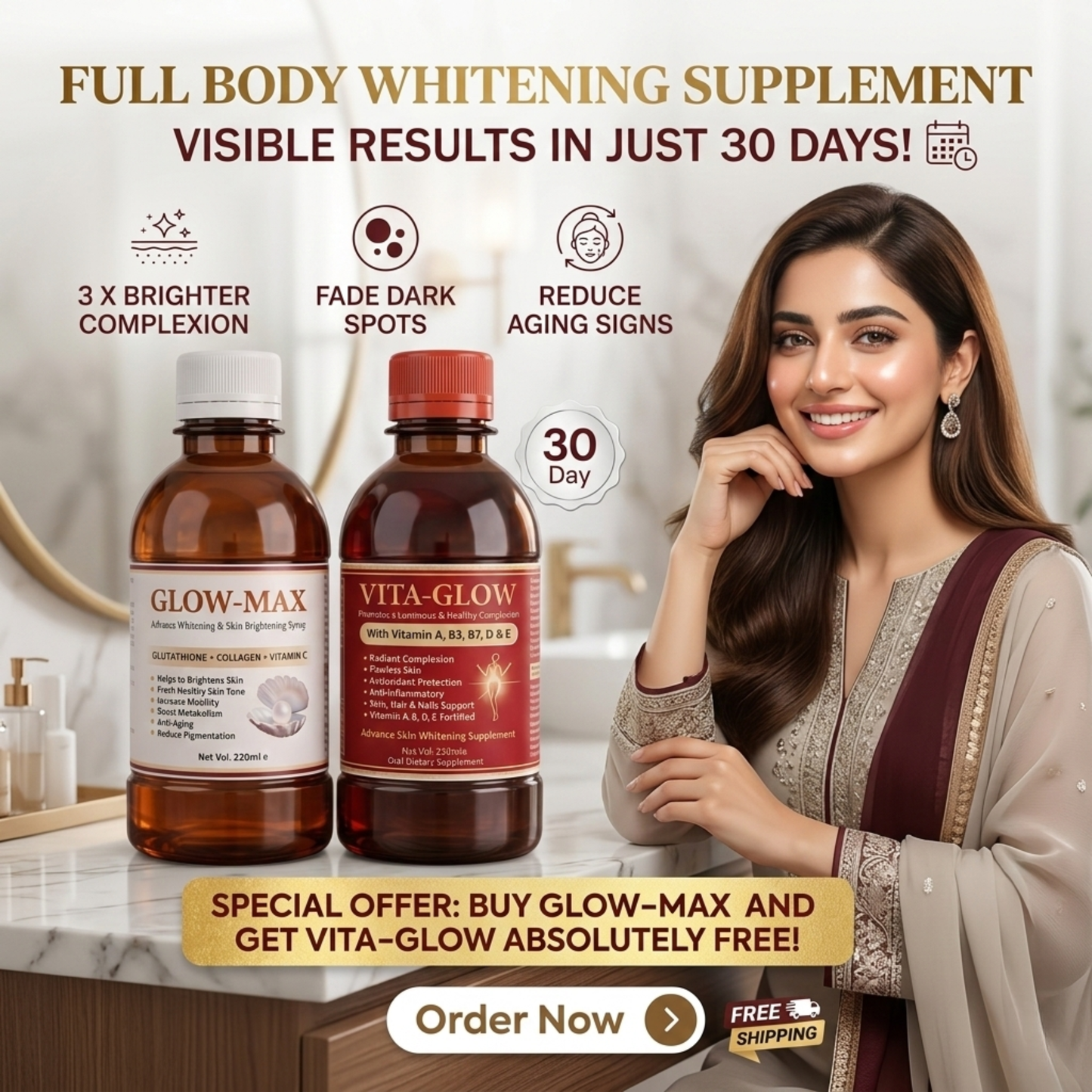 Glow Max + Vita Glow Skin Whitening Combo