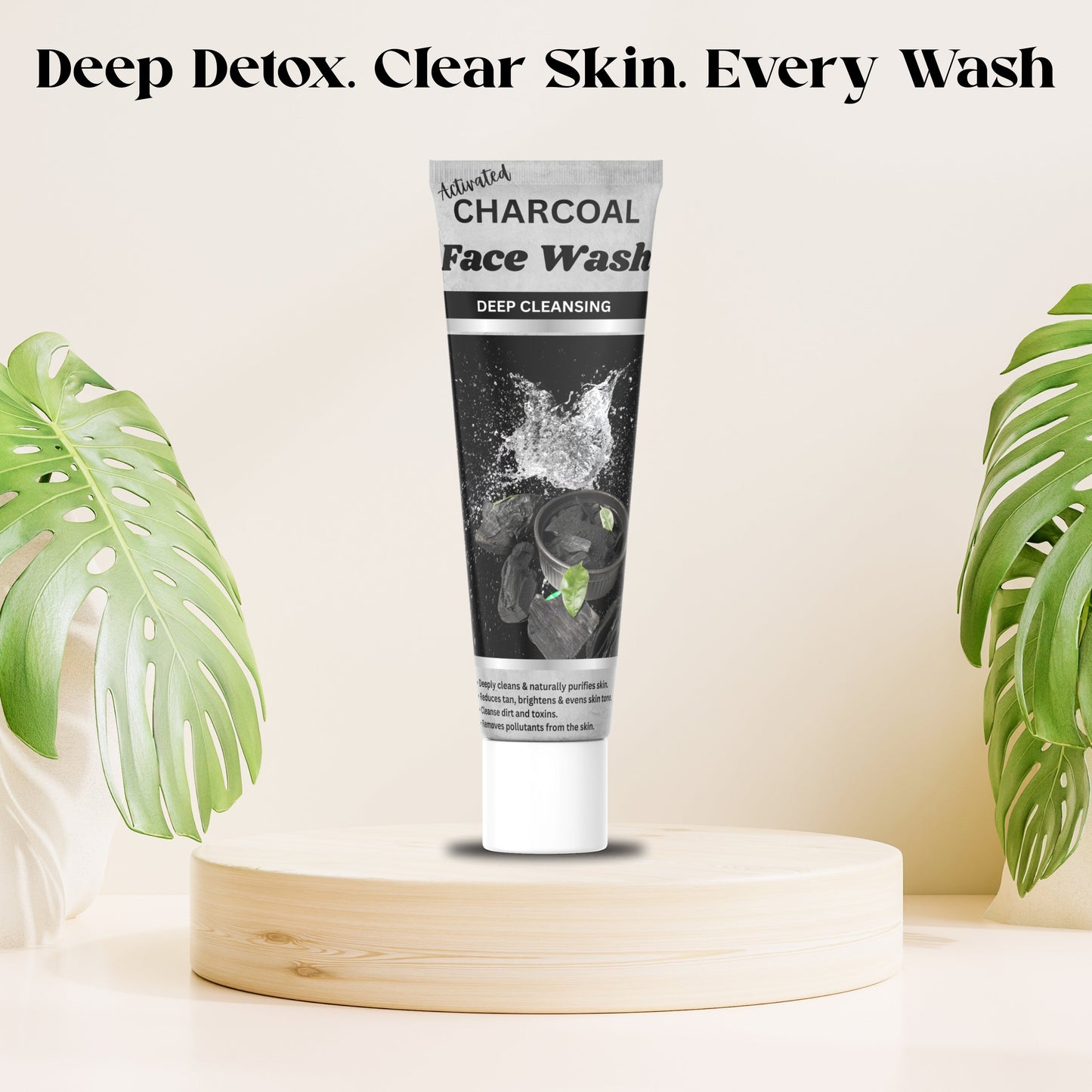 Activated Charcoal Face Wash in Pakistan – Deep Cleansing & Detox