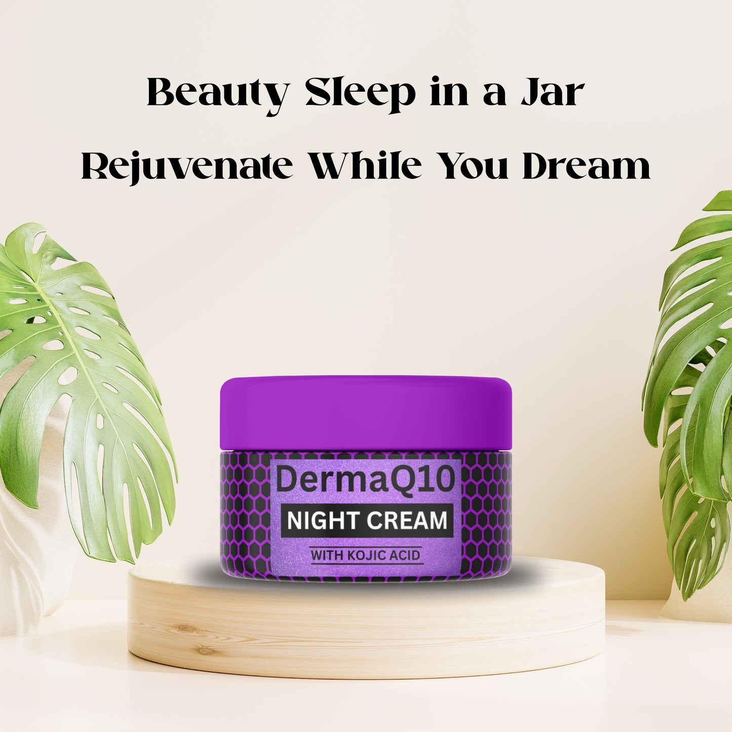 Derma Q10 Night Cream with Kojic Acid in Pakistan – Anti-Aging & Skin Brightening