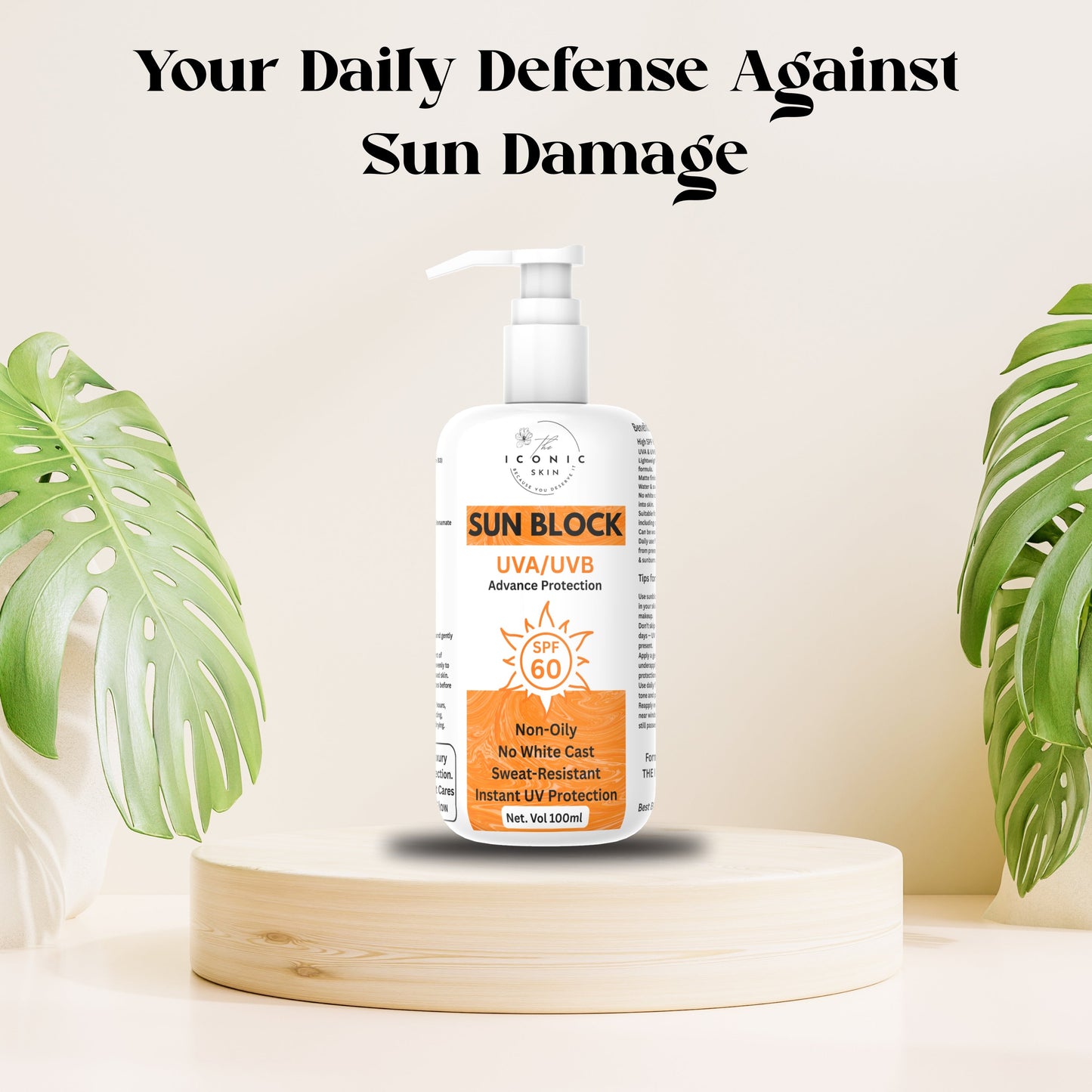 SPF-60 Sun Block Cream
