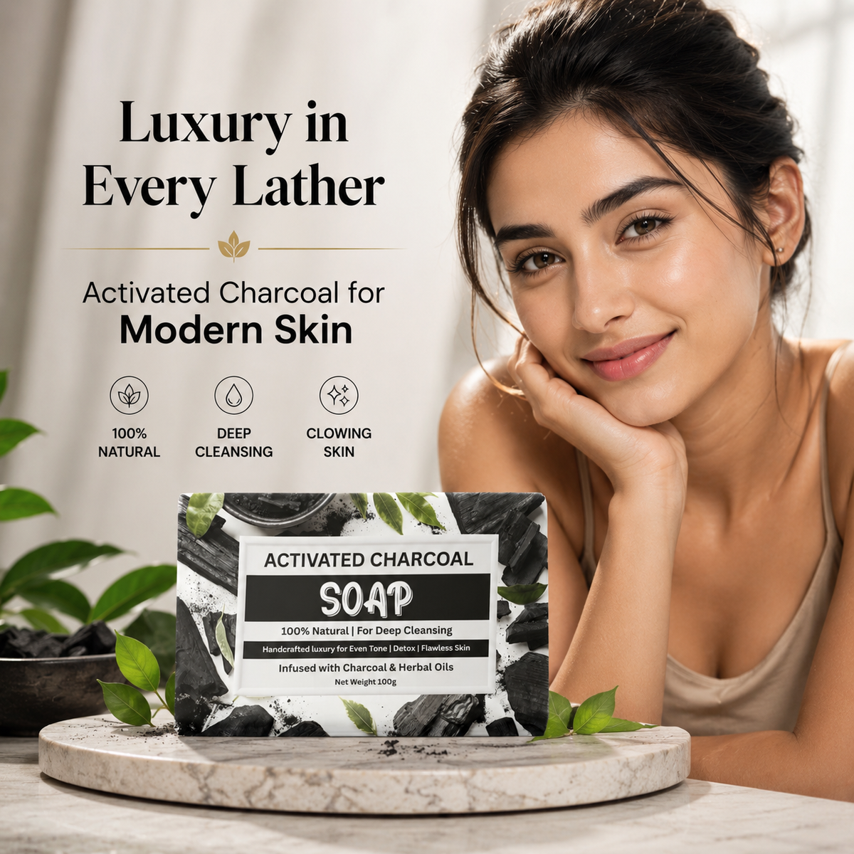 Activated Charcoal Soap in Pakistan – Deep Cleansing & Detox Organic Soap