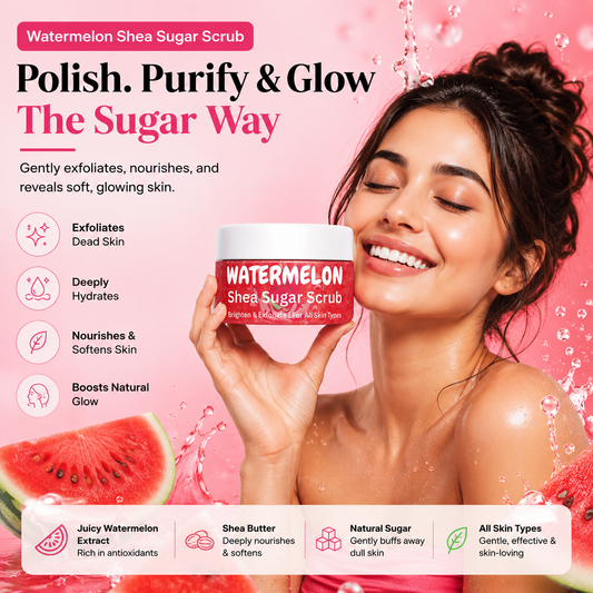 Watermelon Shea Sugar Scrub in Pakistan – Exfoliating & Brightening