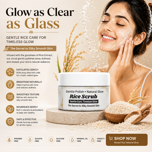 Rice Scrub in Pakistan – Exfoliating & Skin Brightening