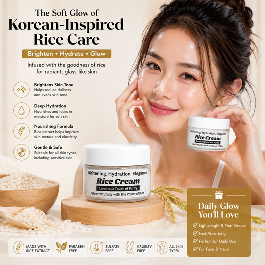 Rice Cream – Korean Glowing Skin in Pakistan