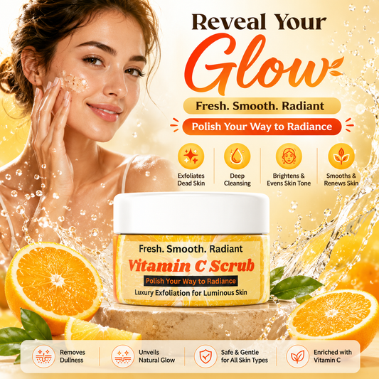 Vitamin C Scrub in Pakistan – Exfoliating & Brightening