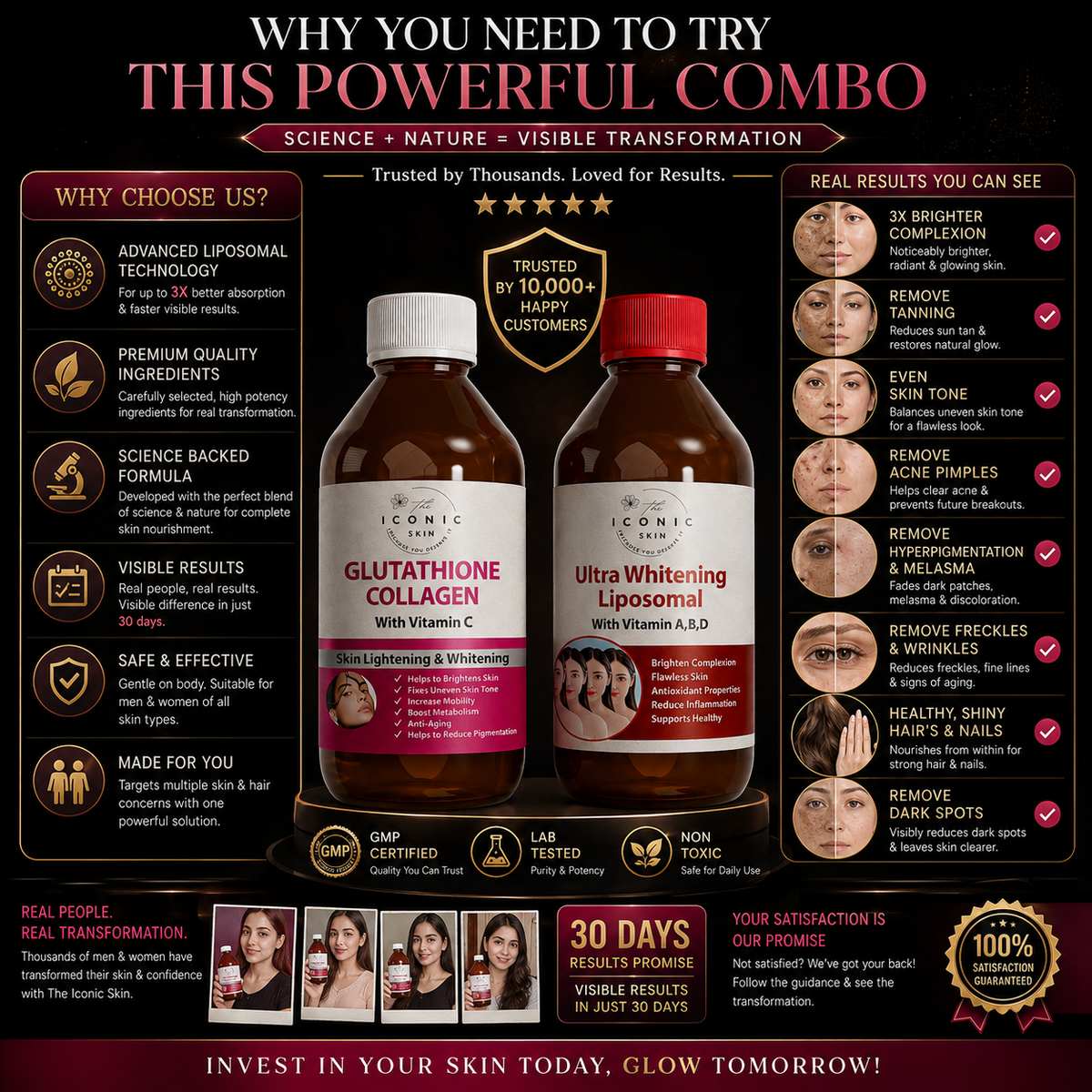 Full Body Whitening Syrups For Men & Women