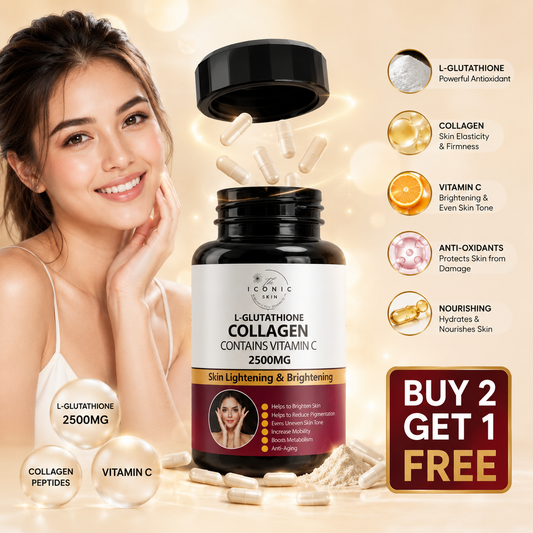 L-Glutathione 2500mg with Collagen Capsules in Pakistan – Skin Brightening & Anti-Aging
