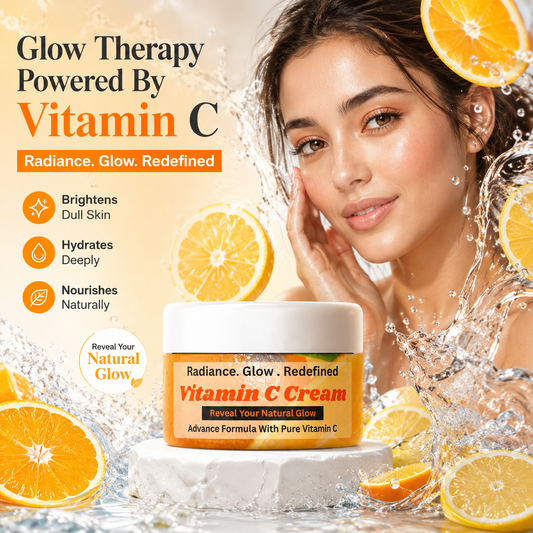 Vitamin C Brightening Cream in Pakistan – Glow, Even Skin Tone & Anti-Aging