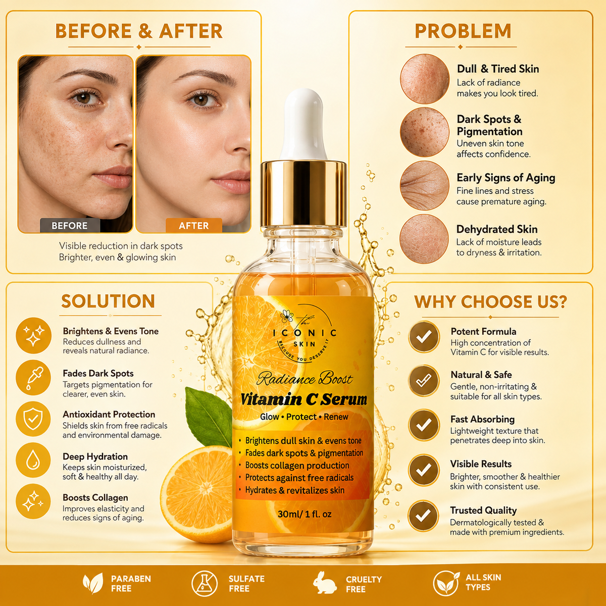 Vitamin C Serum in Pakistan – Brightening & Anti-Aging