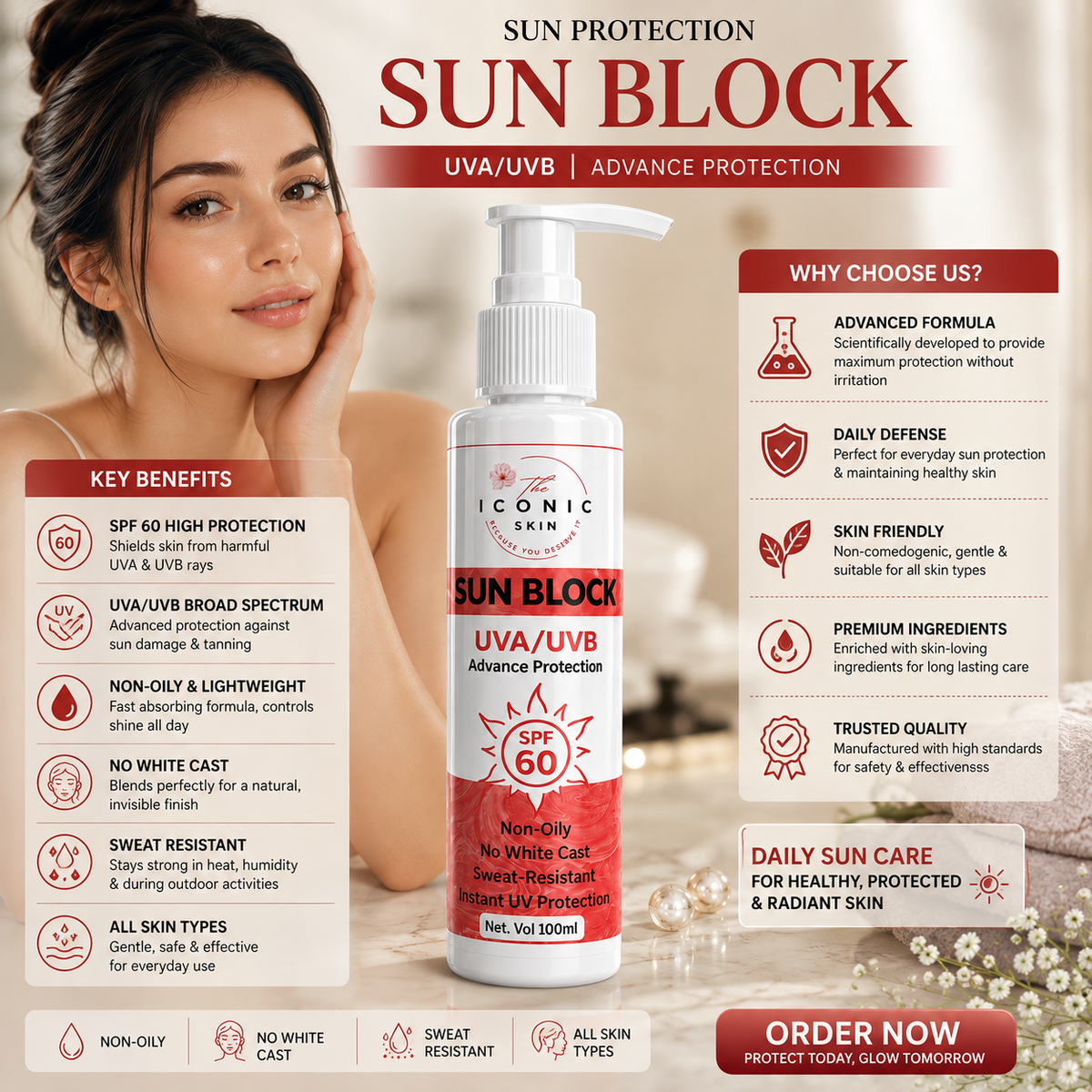SPF 60 Sun Block Cream in Pakistan – Maximum Sun Protection