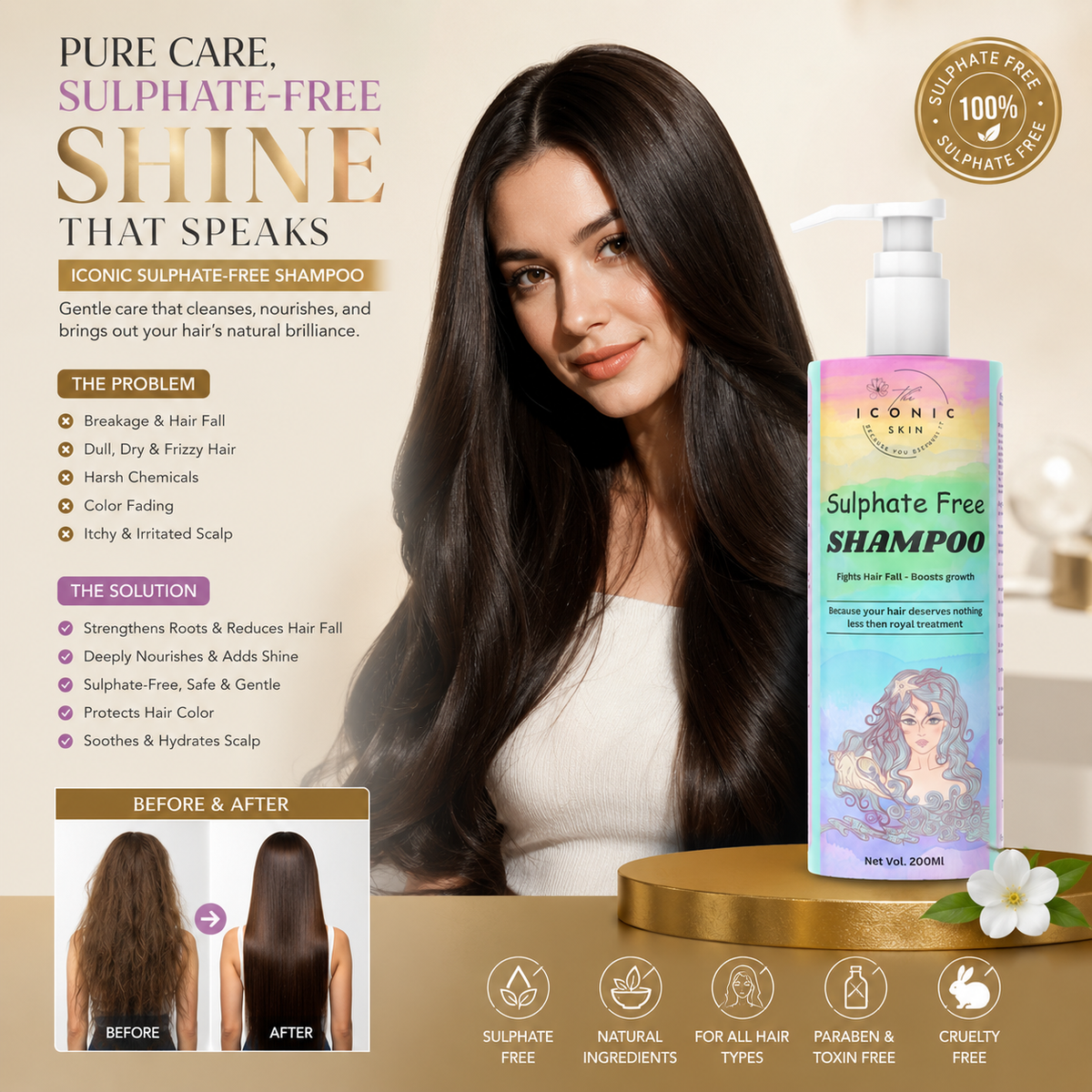 Sulphate Free Shampoo in Pakistan – Gentle Hair Care & Nourishment