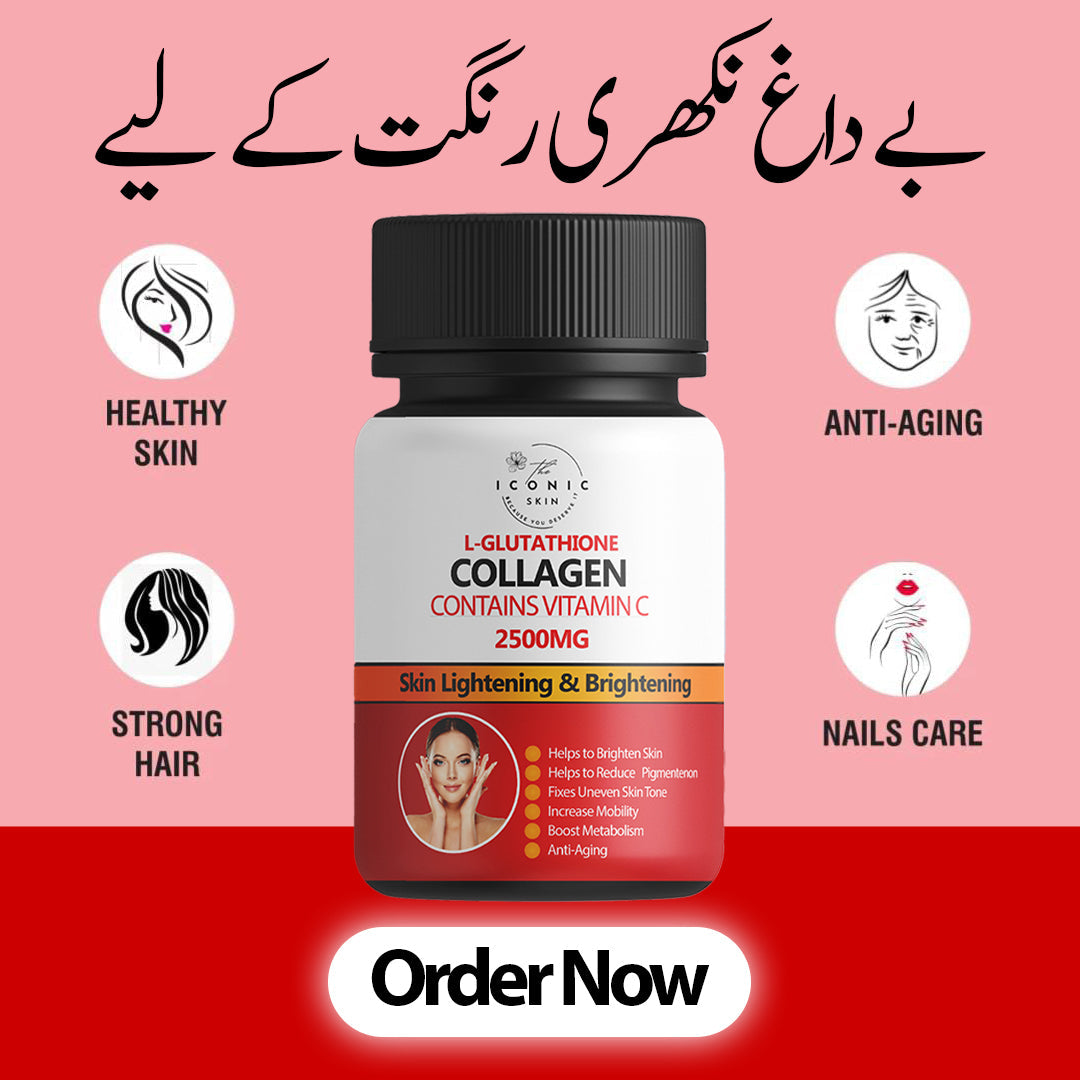 L-Glutathione 2500mg with Collagen Capsules benefits – brightens skin, reduces pigmentation, boosts collagen, anti-aging