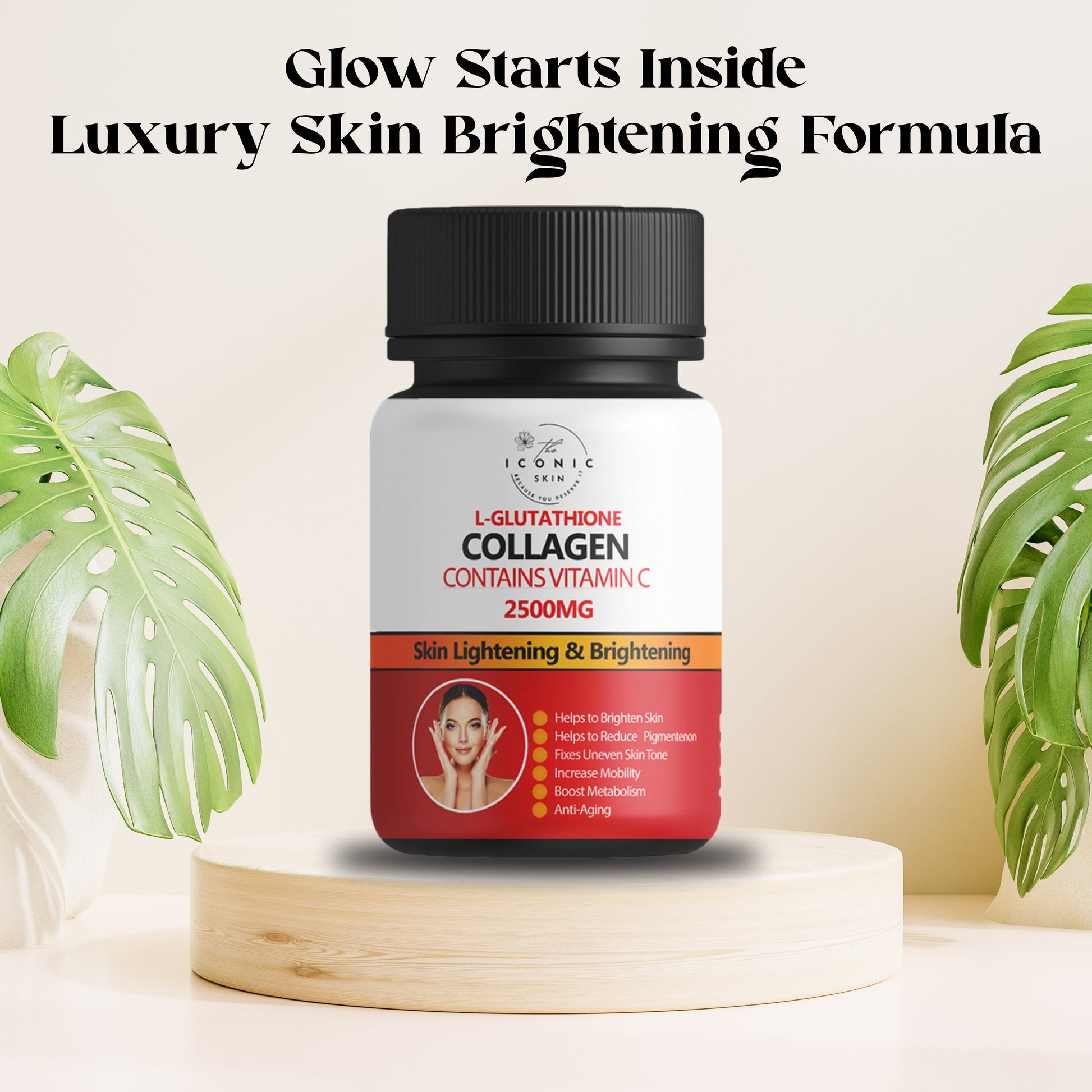 L-Glutathione 2500mg with Collagen Capsules in Pakistan – Skin Brightening & Anti-Aging