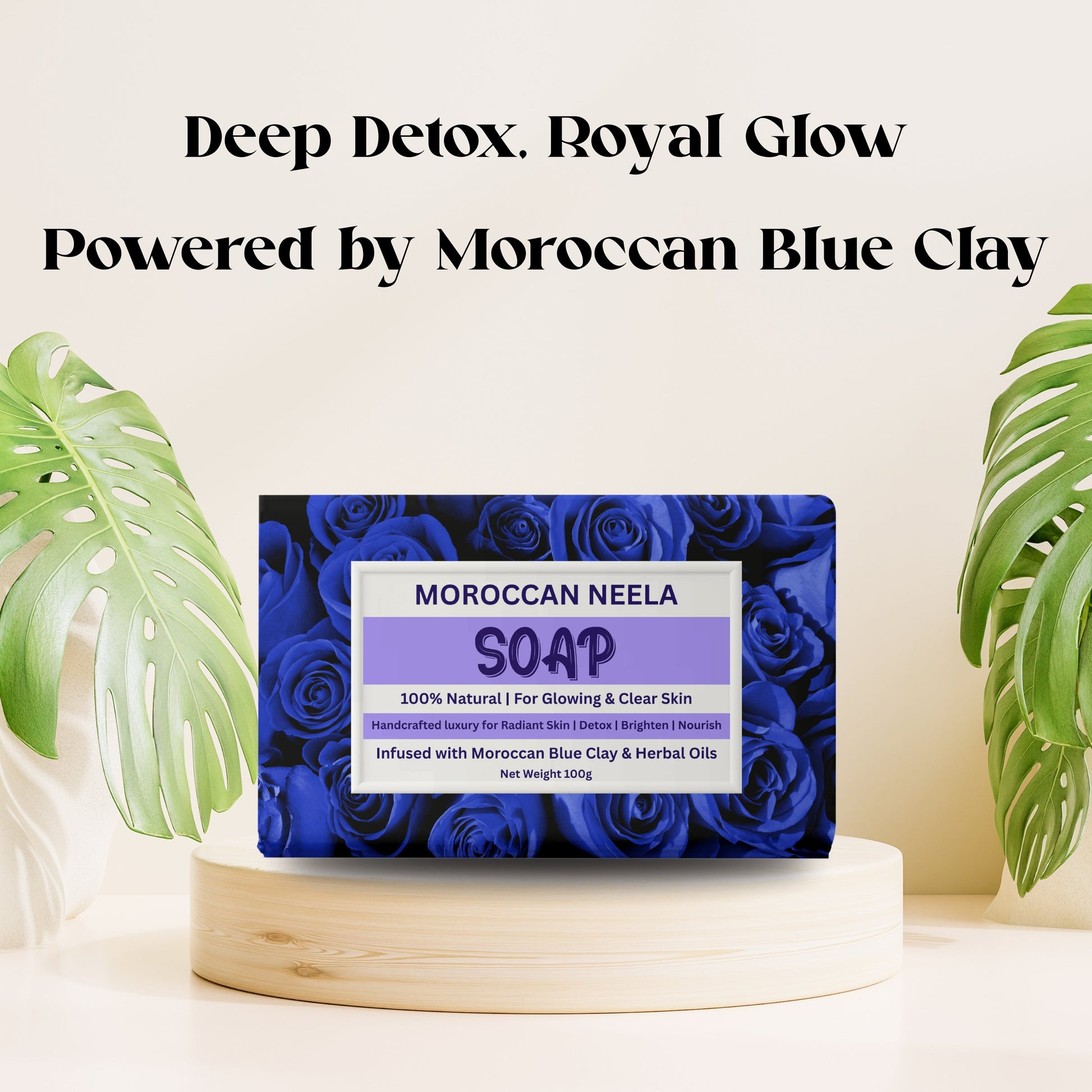 Moroccan Neela Soap in Pakistan – Natural Skin Brightening & Anti-Acne Soap
