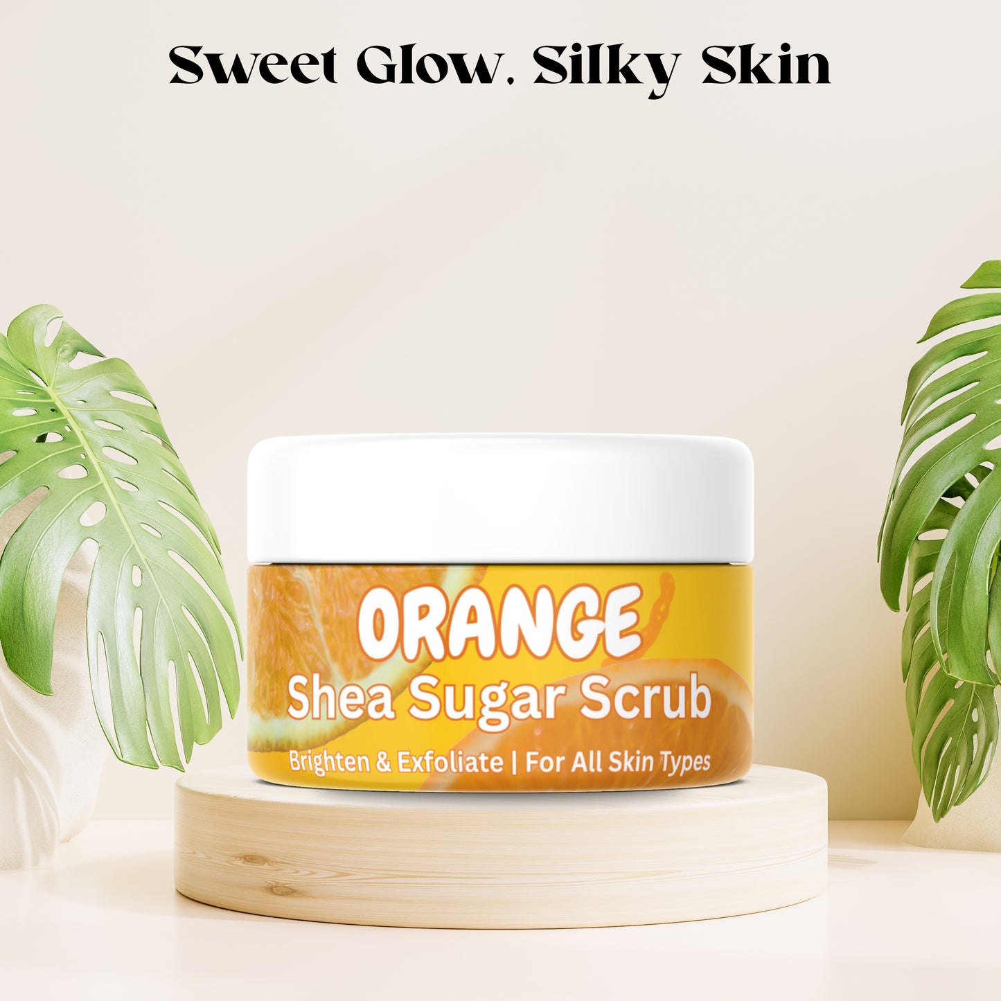Orange Shea Sugar Scrub in Pakistan – Exfoliating & Brightening