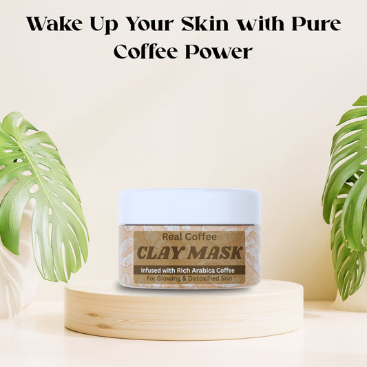 Real Coffee Clay Mask in Pakistan – Deep Cleansing & Glowing Skin