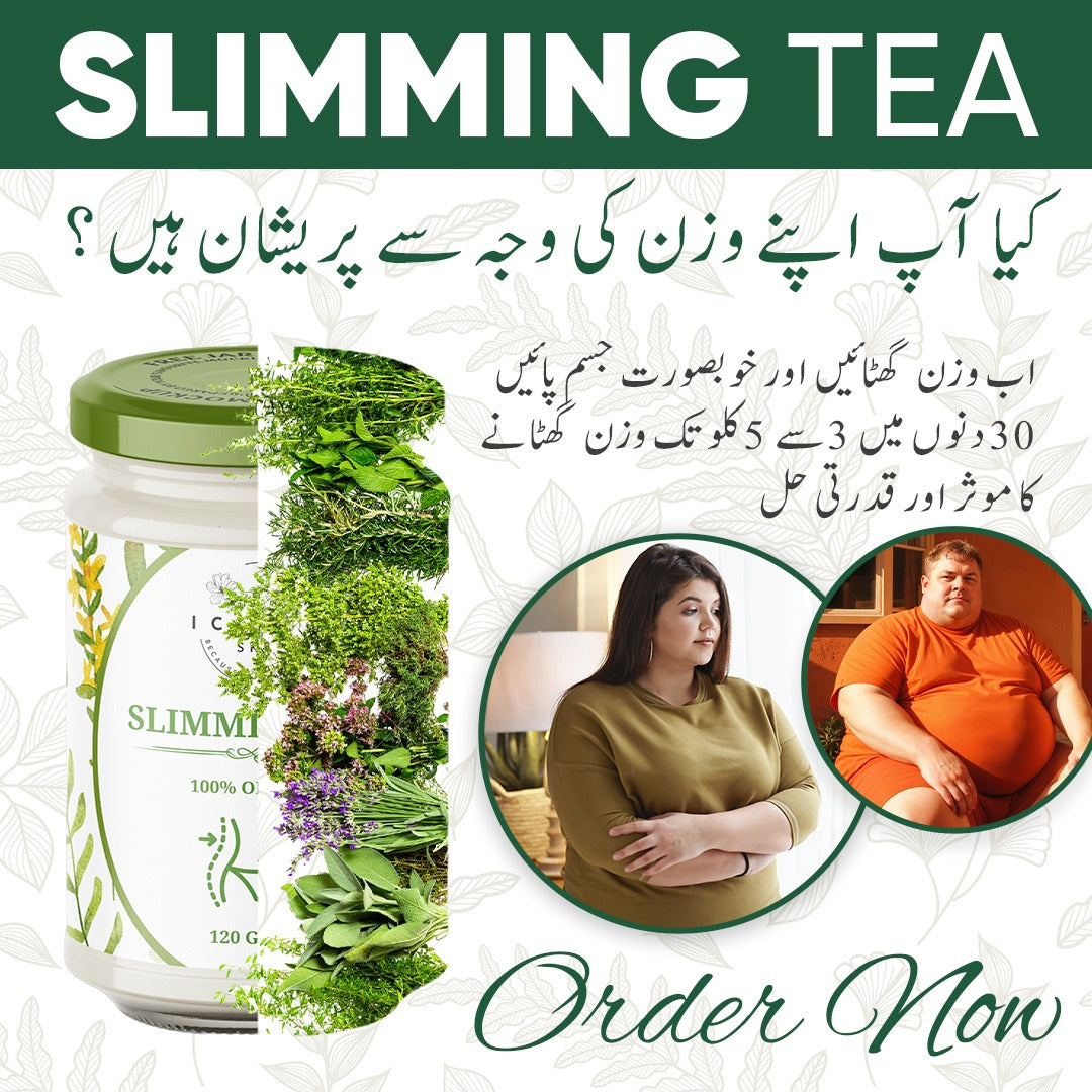 Slimming Tea benefits – boosts metabolism, burns fat, suppresses appetite, improves digestion, supports healthy weight loss
