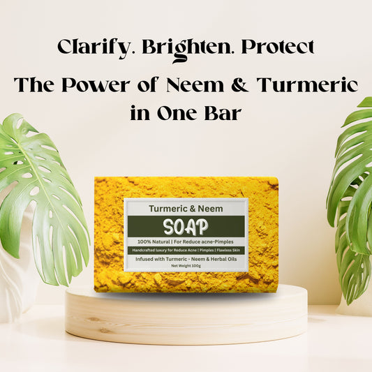 Turmeric and Neem Soap in Pakistan – Organic Skin Brightening & Anti-Acne Soap
