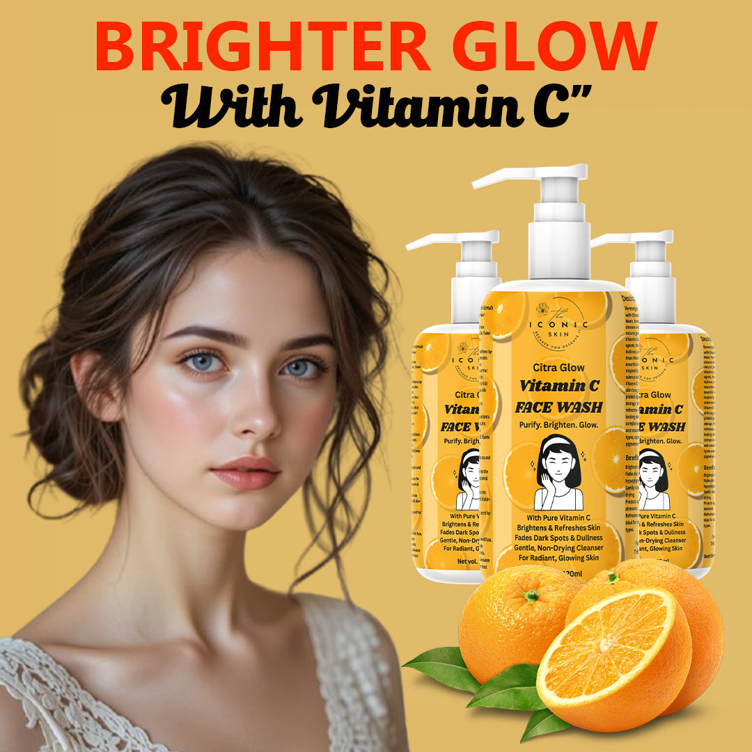 Vitamin C Face Wash benefits – cleanses, brightens, reduces dullness, hydrates, improves texture