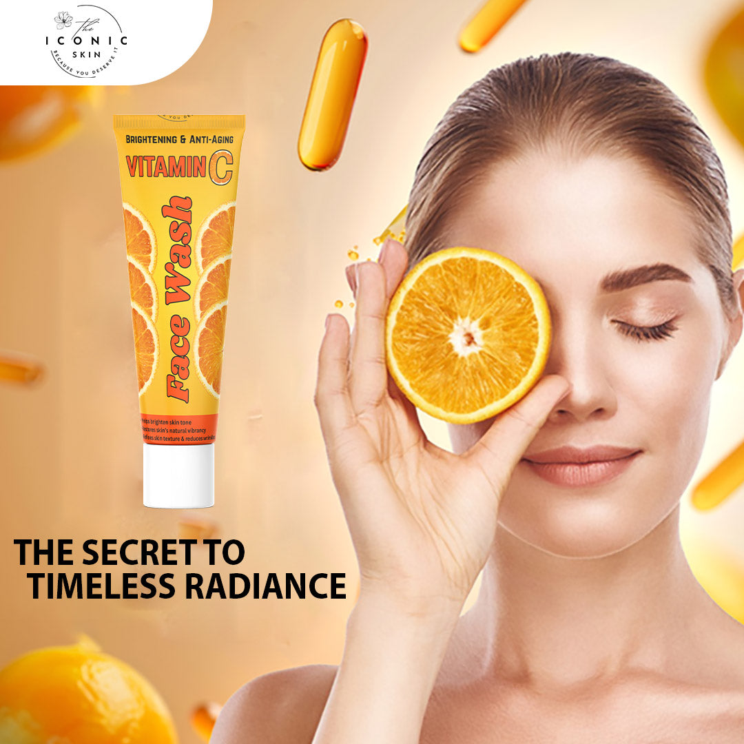 Vitamin C Face Wash with Vitamin E Beads benefits – cleanses, brightens, nourishes, hydrates, improves texture