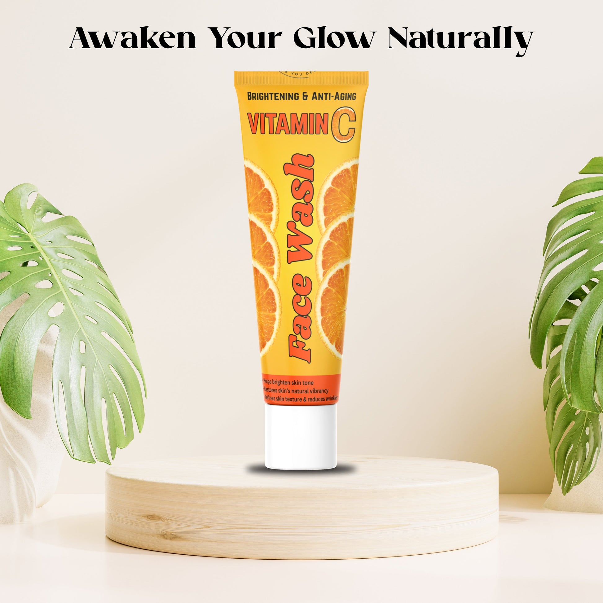 Vitamin C Face Wash with Vitamin E Beads in Pakistan – Brightening & Nourishing