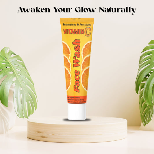 Vitamin C Face Wash with Vitamin E Beads in Pakistan – Brightening & Nourishing